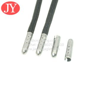 Quality Jiayang garment accessories factory supply sport shoe lace with metal aglets wholesale