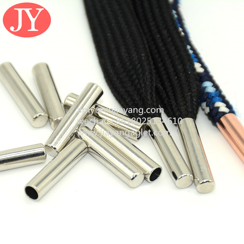 Quality 2021 fashionable shoe lace aglets custom round cord laces stout metal aglet of high quality wholesale