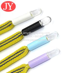 Quality Jiayang colorful plastic shoelace tips draw ABS cord end tips metal aglet china lace aglets suppliers end aglets lace wholesale