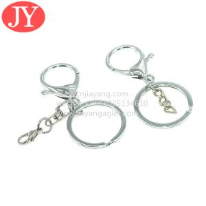 Quality handware factory manufacture snap hook belt lanyard carabiner keychain metal Lobster clasp wholesale