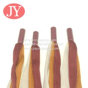 Quality custom drawstring cord colored flat hoodie draw string injected rubber plastic tips Draw cords wholesale