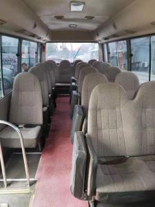 Quality japan brand toyota coaster 30 seats diesel fuel second hand medium-sized bus 4x2 coaster on sale wholesale
