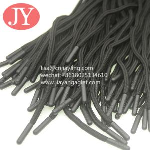 Quality custom round polyester drawstring shoe lace aglets injection soft TPU plastic tip aglet wholesale