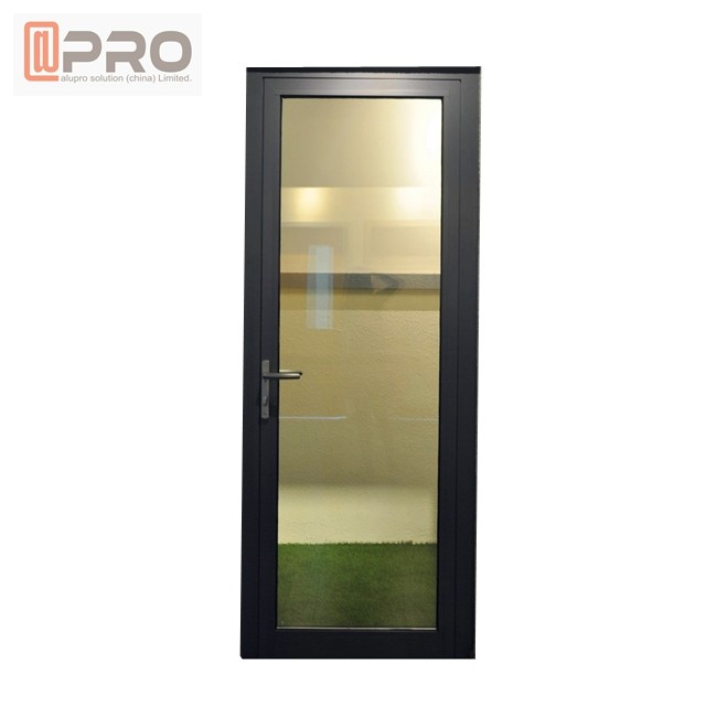 Quality Interior Aluminium Hinged Doors With Double Low E Glass For Residential House price door glass hinge aluminum hings glas wholesale