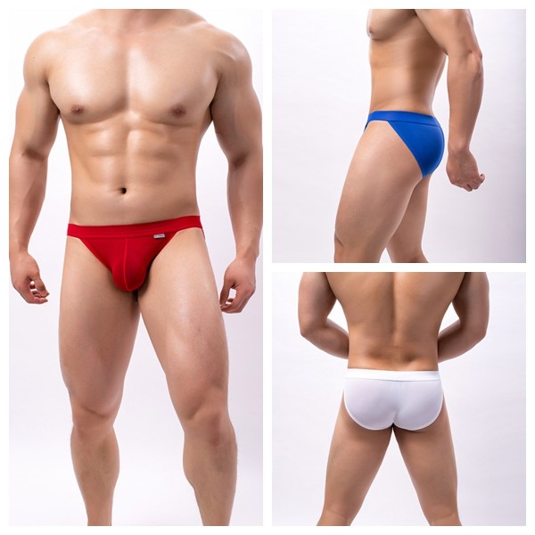 China Breathable Mens Briefs Underwear Crotch 3D Pouch Comfortable Underwear For Men on sale