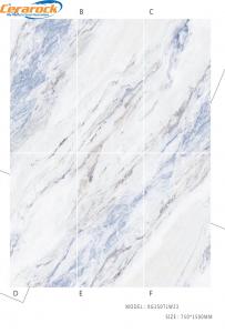 Quality High Performance 75*150cm Polished Marble Tiles Mix Color For Hotel Decoration wholesale