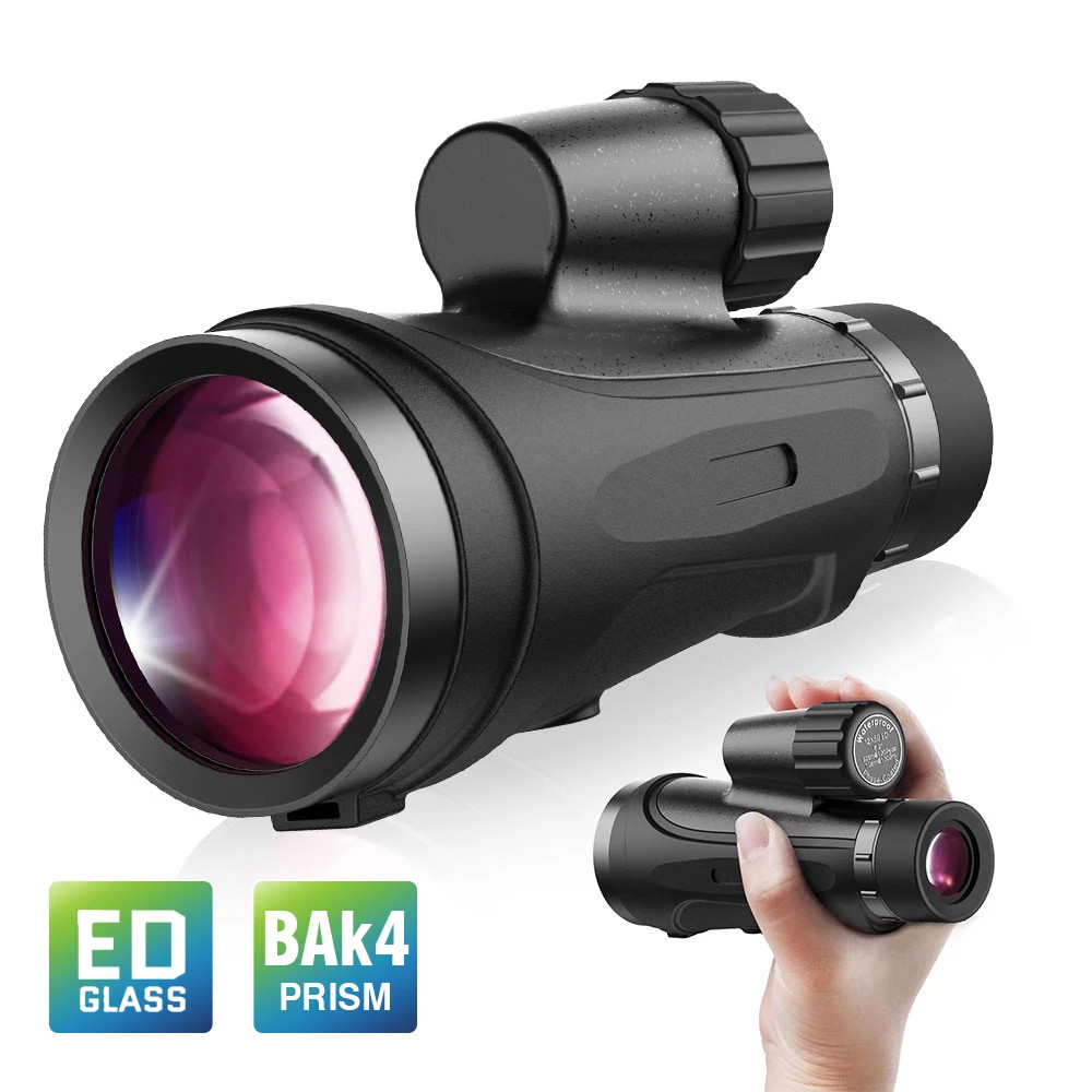 China 12X50 ED Telescope Phase Correction Coated BAK4 Prism Binoculars For Hiking Traveling on sale