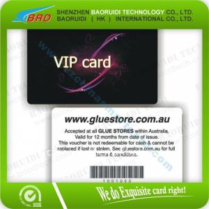 business plastic supermarket member card