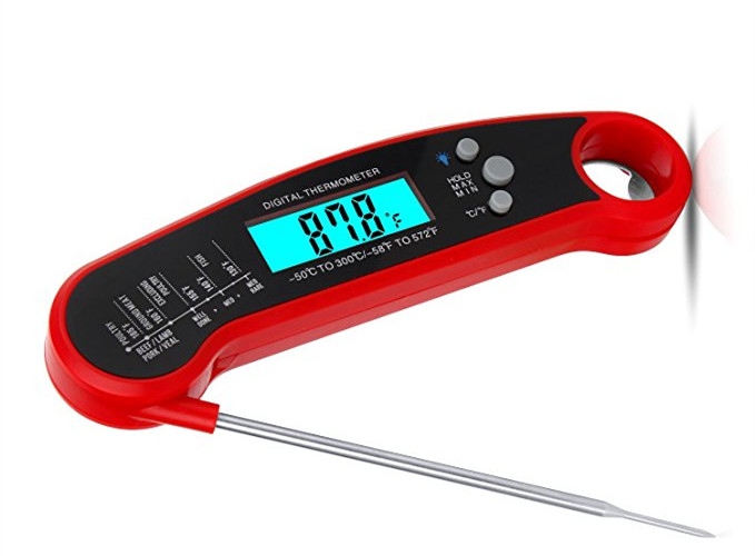Quality IP67 Waterproof Digital Kitchen Probe Thermometer With Magnet / Bottle Opener wholesale
