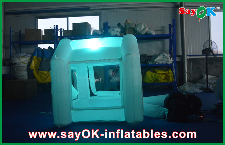 China Inflatable Photo Booth Rental Christmas Inflatable Money Machine Beautiful Colorful Lighting on sale