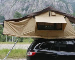Quality Portability 2-3 Person Large Turnover Roof Top Tent Soft Shell For 4x4 Accessories wholesale