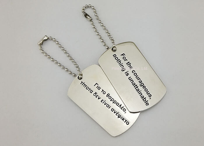 Quality Personalised Custom Military Dog Tags , Die Casting Soft Enamel Karate Awards Tags wholesale