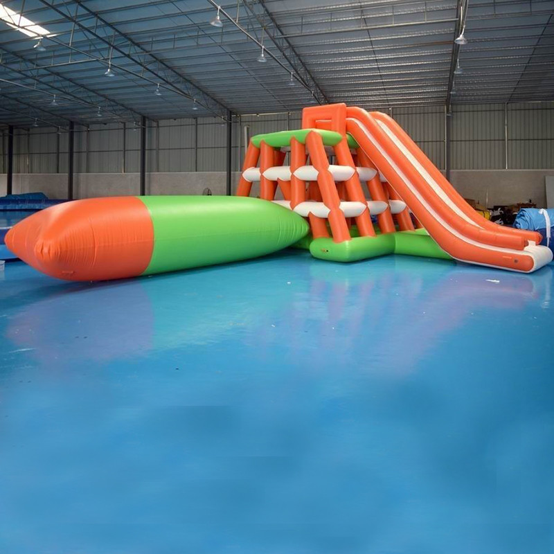 Quality 0.9mm PVC Tarpaulin Inflatable Water Sports /  Water Park Games With Blob wholesale