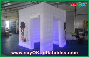 China Inflatable Photo Booth Rental Diameter 3m Mobile Photo Booth With 2 Doors Environment Concerned on sale