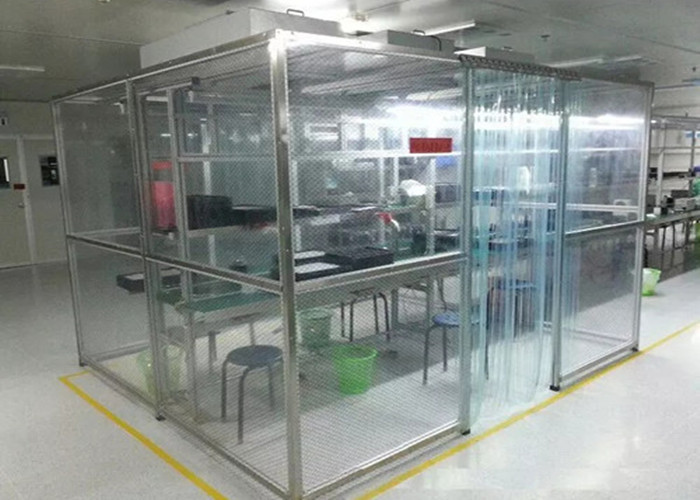 Quality Pharmacy Modular Softwall Cleanroom Class 100000 Stainless Steel Square Pipe wholesale