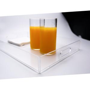 Quality Clear Acrylic Tray Rectangular For Breakfast wholesale