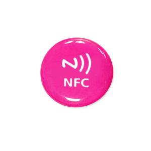 China Waterproof 213 NFC Social Media Tag Epoxy Dia30mm 13.56mhz on sale