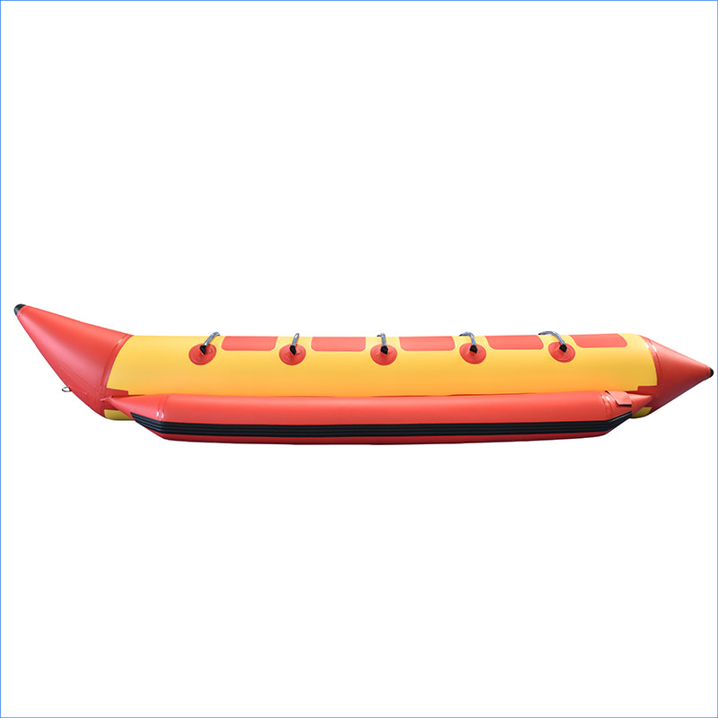 Quality Inflatable Banana Boat For 5 Persons , Inflatable Towable Water Tube wholesale