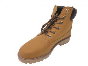 Quality Cuff Collar Men'S Composite Toe Work Boots Camel Color Flame Resistant Work Boots wholesale