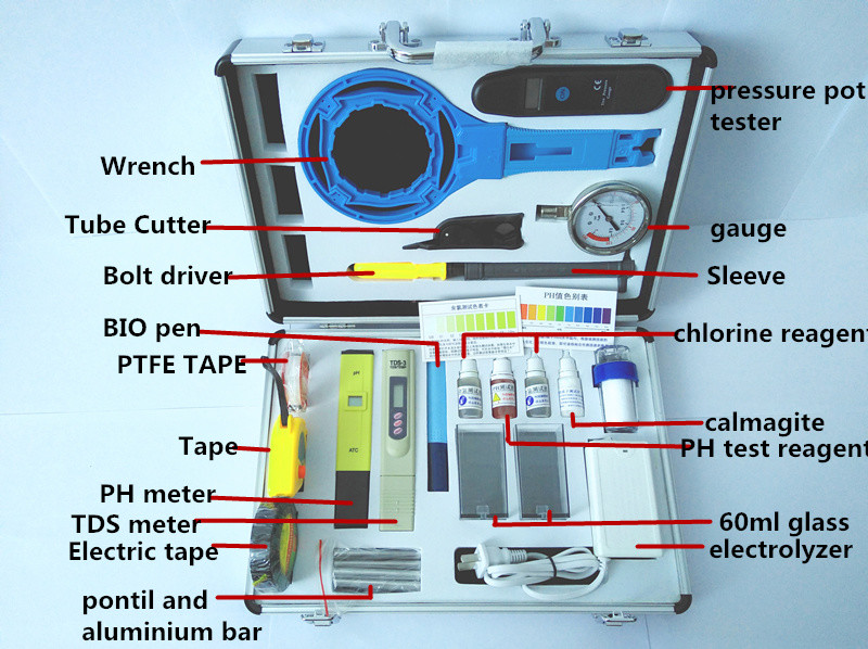 Quality water quality testing kit with reagent and meter, drinking water test kit for aquaculture wholesale