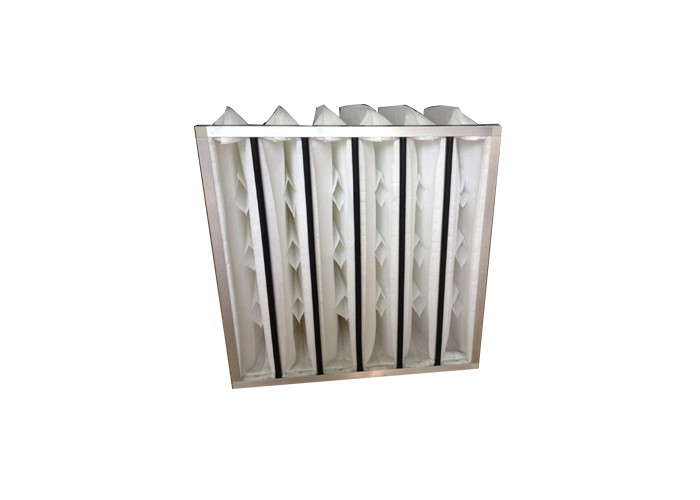 China Aerodynamic Pocket Air Conditioner Furnace Filter Rigid Durable Self - Supported on sale
