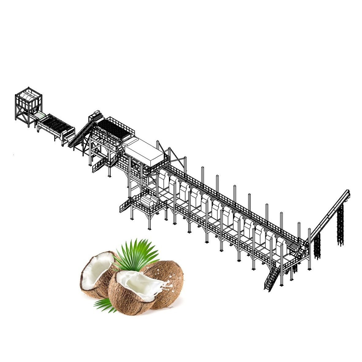 Quality Tender Coconut Water Processing Plant 150 KW Automatic Machine Industrial wholesale