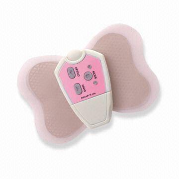 Quality Butterfly-shaped Electronic Muscle Massage and Stimulator with Silicone Gel Pad wholesale