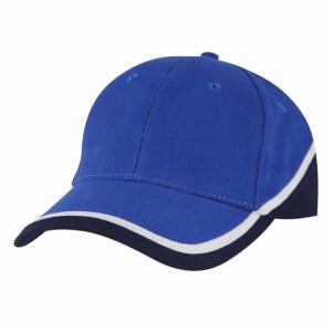 Quality 100% Cotton Printed Baseball Caps / Sandwich Baseball Cap Striped Style wholesale
