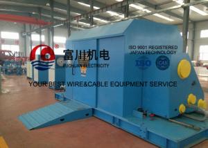 China Cantilever Core Wire / Cable Twisting Machine , Sky Blue Cable Laying Machinery on sale