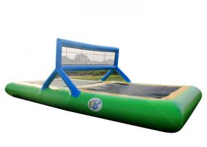 Quality Interesting Inflatable Water Games Inflatable Trampoline Volleyball Court Customized wholesale