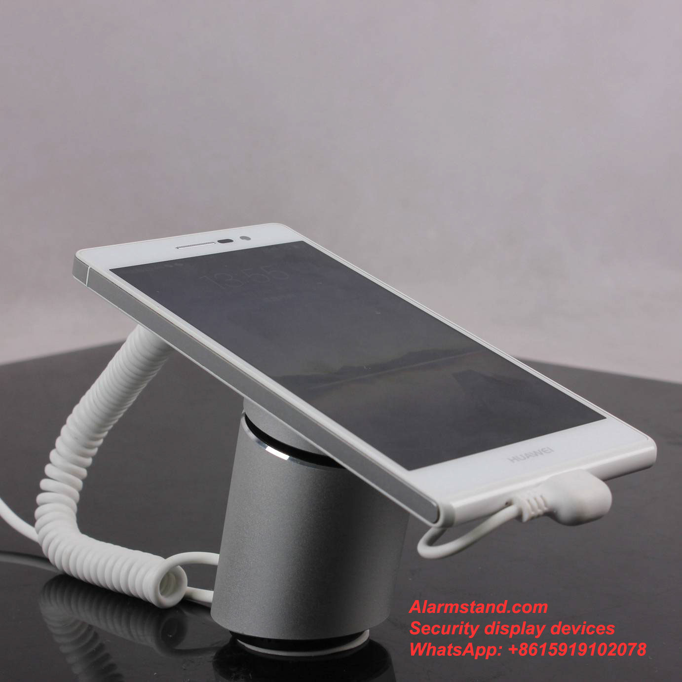 Quality COMER Newest design one ports fast charging type-c usb 3.0 mobil phone alarm stand desktop display wholesale