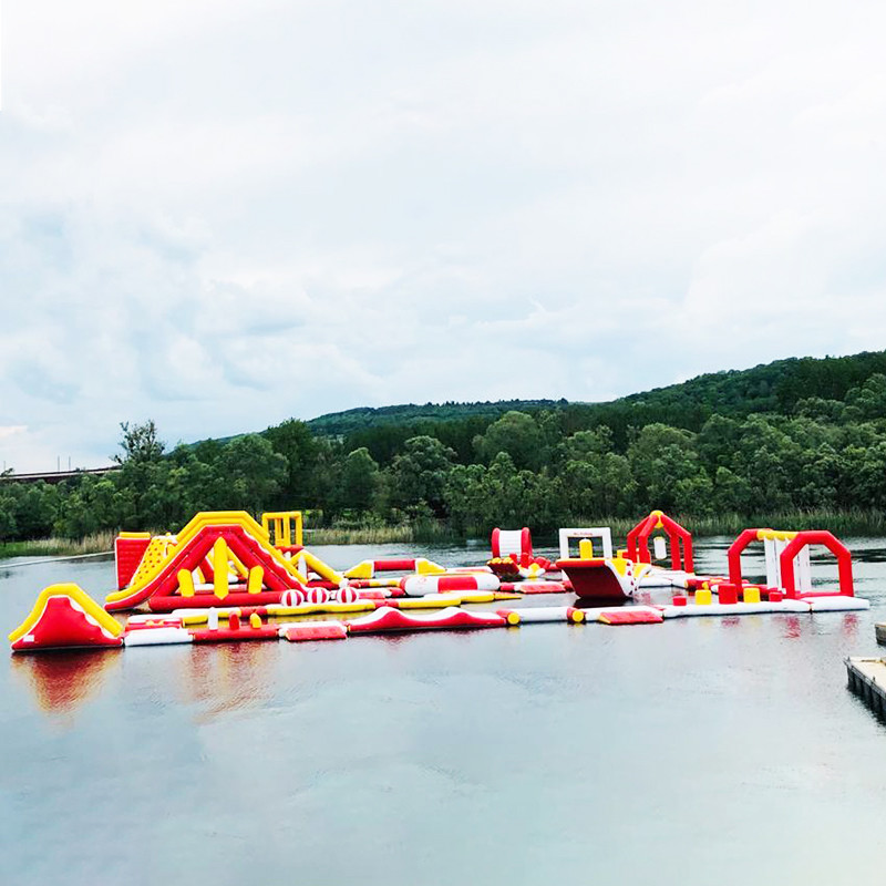 Buy cheap 0.9mm PVC Tarpaulin Adults Inflatable Floating Water Park Games France from wholesalers