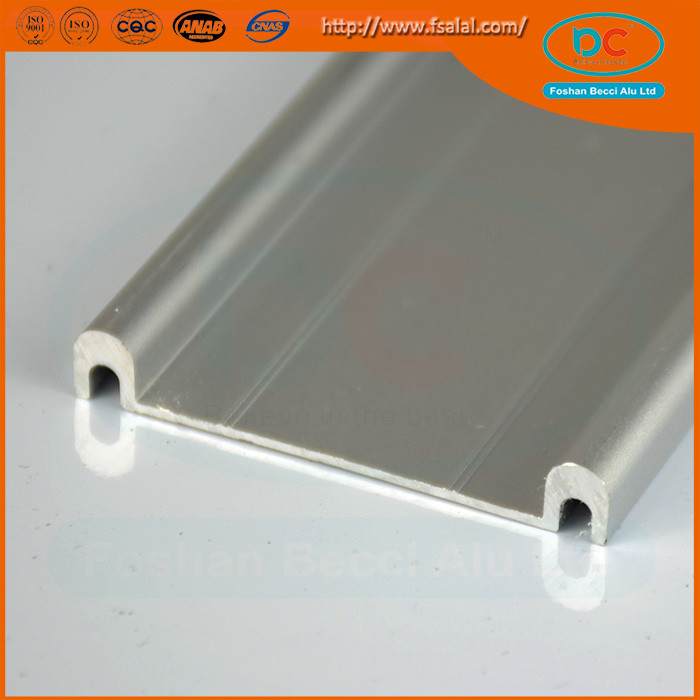 Quality 6063 Champage brush aluminum window profile, Matt aluminum window section, window profile wholesale