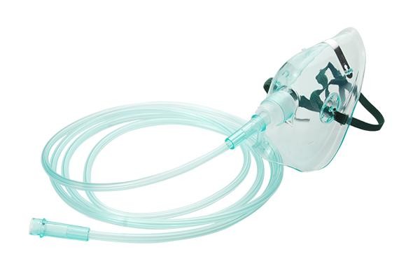 Quality Medical PVC Medium Concentration Oxygen Mask Disposable Comfortable S M L XL Size wholesale