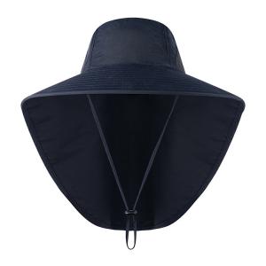Quality New Outdoor Fisherman Hat for Men Women Summer Neck Protection Visor Cap Anti UV Breathable Fishing Safari Hat wholesale