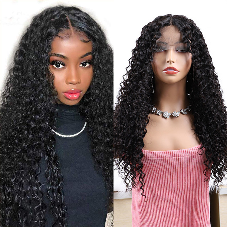 Quality T Part Curly Lace Front Wigs Human Hair Wigs wholesale
