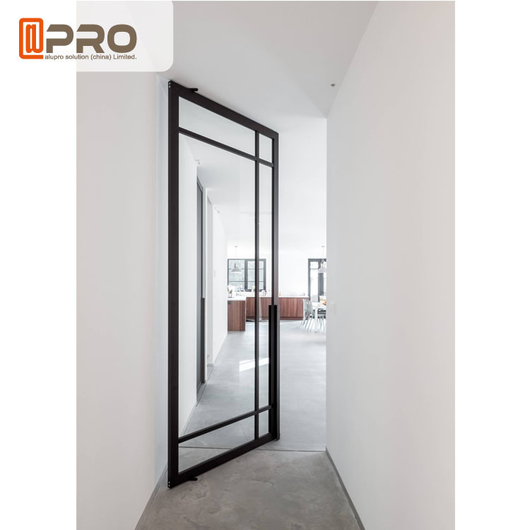Quality Standard Aluminum Profile Residential Entry Doors / Front Pivot Entrance Doors center pivot door entrance pivot door wholesale