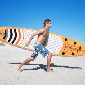 Quality Portable Beginners 265lbs Inflatable Surf SUP Board wholesale