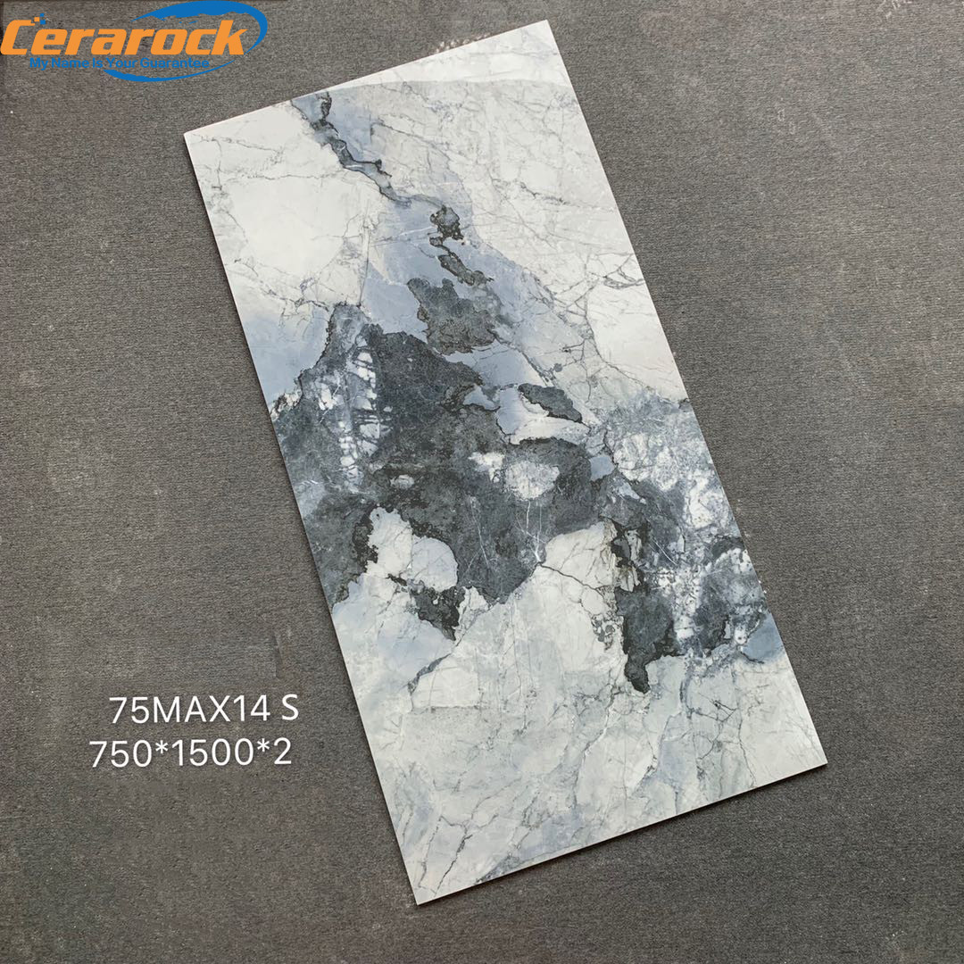 Quality Acid - Resistant 750*1500 cm Polished Marble Tiles / Living Room Floor Tiles wholesale