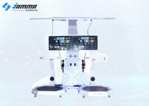 Quality Double Screen Running Station Virtual Reality Sports Simulators , Interactive Sports Simulation Games wholesale