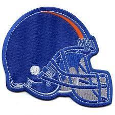Quality Iron On Sew On Embroidered Logo Patch Football Fans Favorite Team Helmet wholesale