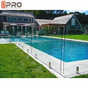 Quality Aluminum Swimming Pool Balustrade Luxury Outdoor Glass Handrail wholesale