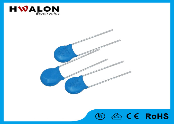 Quality Diameter 10mm 10D Series 471k Straight Lead Metal Oxide Varistor Wide Operating Voltage Range Blue Color wholesale