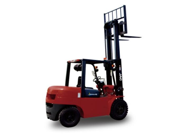 Quality 4 Ton Counterbalance Diesel Forklift Truck With Isuzu Engine High Efficiency wholesale