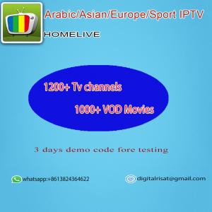 Quality vod Arabic iptv european asian africa global media player smart tv 4K android set top box total 1400 channels wholesale