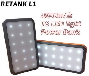 Quality 4000mAh 18LED usb port power bank light camping lighting kits charge and discharge at same time,c wholesale