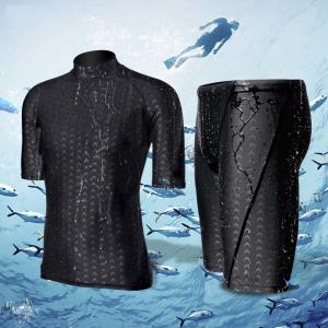 Quality Men Black Short Sleeve M L XL 4XL Neoprene Diving Suit wholesale