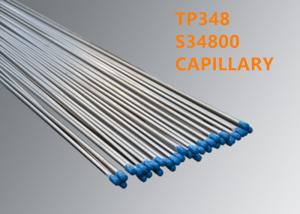 China Optical Fiber Accessories TP348 / S34800 Welded Or Seamless Capillary on sale