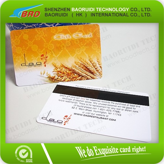 high quality business member plastic card