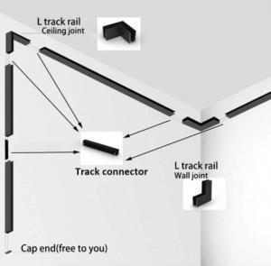 Quality 10W Recessed Magnetic LED Track Aluminium Surface For Pendant Light wholesale